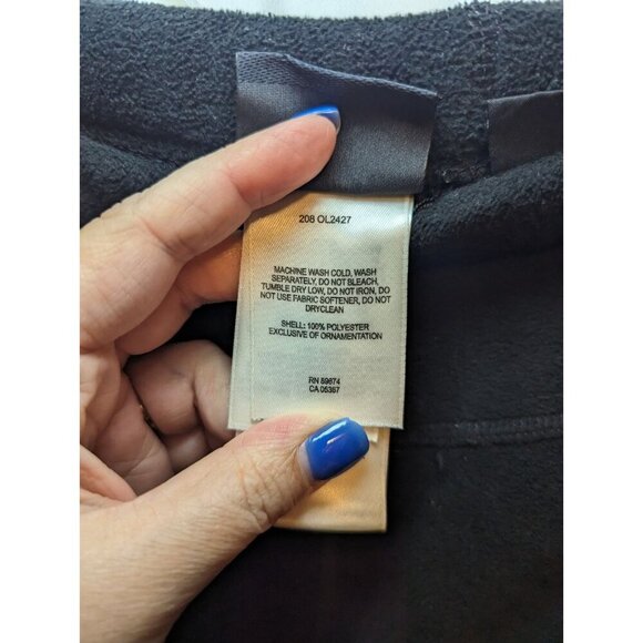 Mountain Hardwear Women's Size Medium Fleece Lined Black Drawstring Sweatpants - Picture 7 of 16